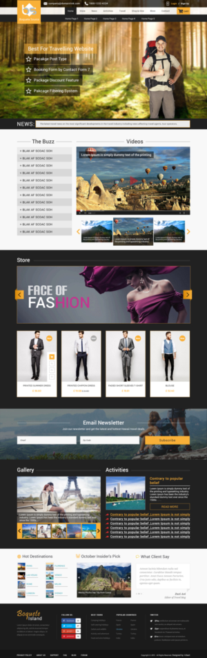 Web Design by iLibart for Boquete Insider  | Design: #7745735