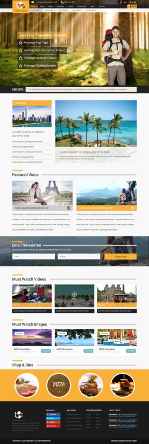 Web Design by iLibart for Boquete Insider  | Design: #8003363