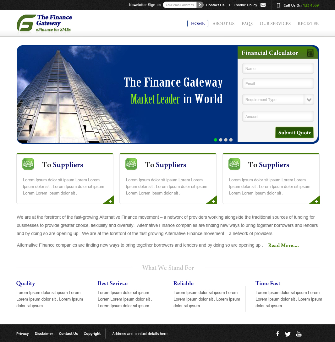 Web Design by Best Design Hub for The Reference Data Exchange Ltd. | Design #1902017