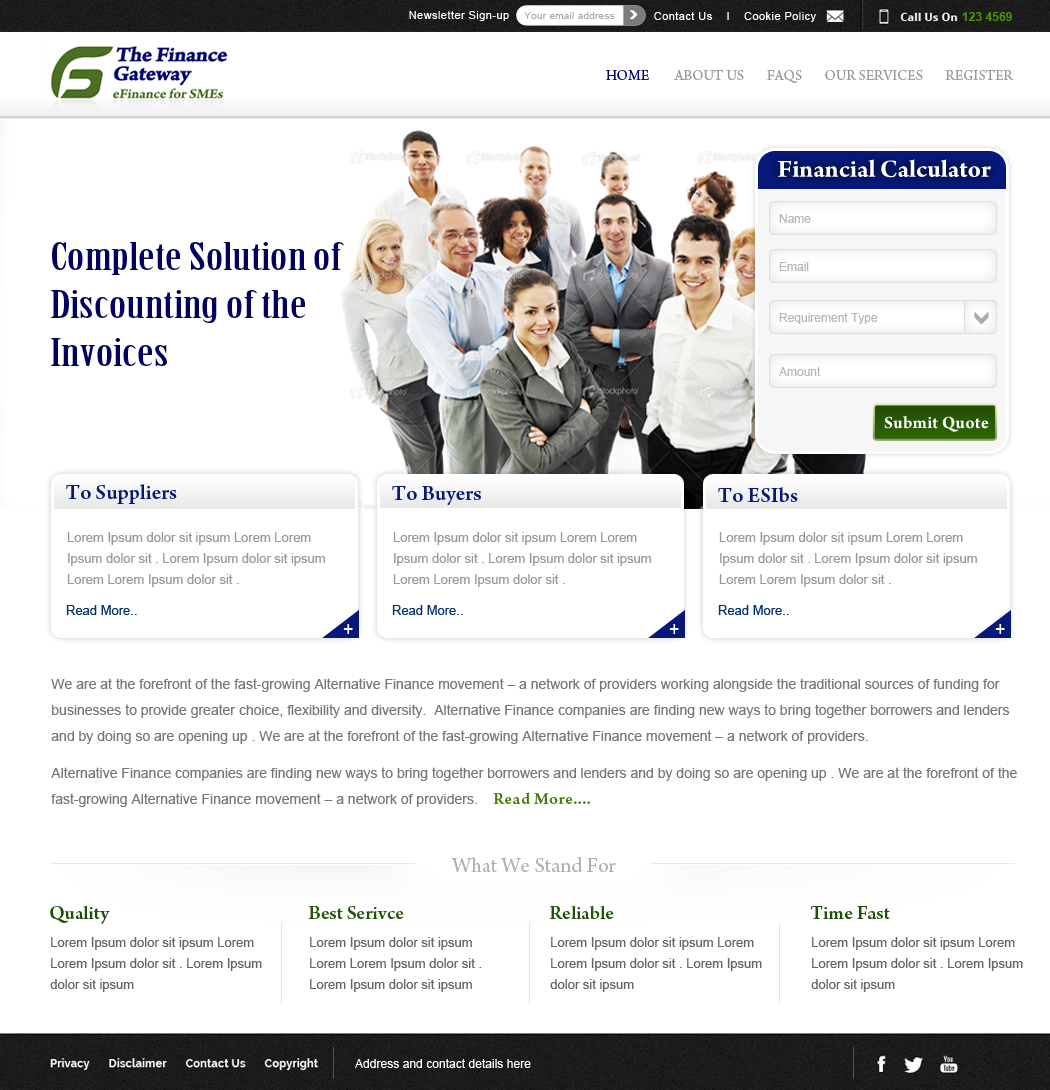 Web Design by Best Design Hub for The Reference Data Exchange Ltd. | Design #1907547