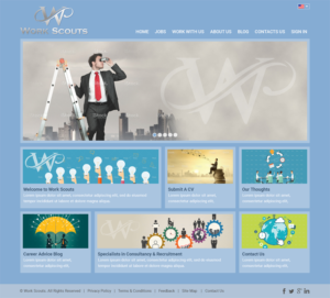 Web-Design von RupalTechno für Work Scouts | Design: #7720275