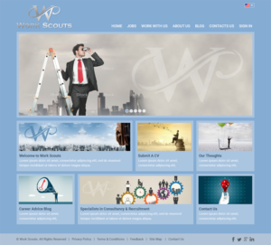 Web Design by RupalTechno for Work Scouts | Design #7720592