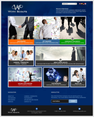 Web-Design von -Marc- für Work Scouts | Design: #7686094