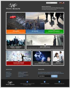 Web-Design von -Marc- für Work Scouts | Design: #7687307