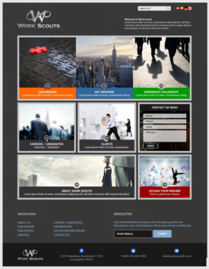 Web-Design von -Marc- für Work Scouts | Design: #7689675