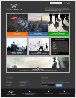 Web-Design von -Marc- für Work Scouts | Design: #7689682