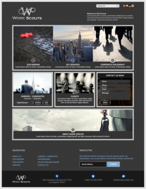 Web-Design von -Marc- für Work Scouts | Design: #7708559