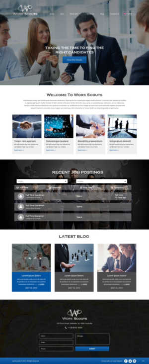 Web-Design von pb für Work Scouts | Design: #7650788