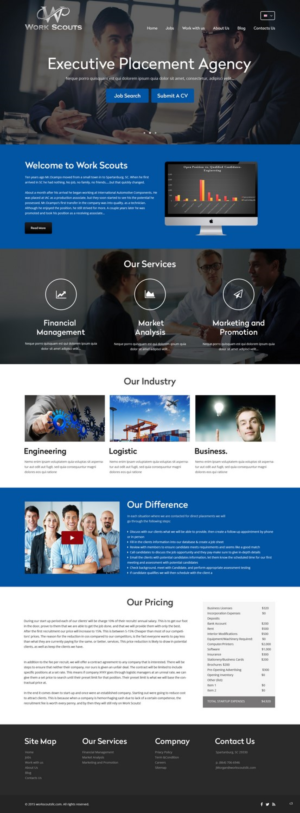 Web-Design von pb für Work Scouts | Design: #7650791