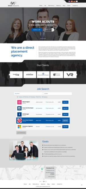 Web-Design von pb für Work Scouts | Design: #7650792