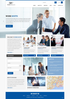 Web-Design von pb für Work Scouts | Design: #7650797