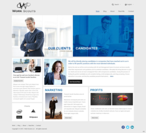 Web-Design von pb für Work Scouts | Design: #7650798