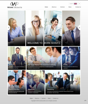 Web-Design von pb für Work Scouts | Design: #7650799