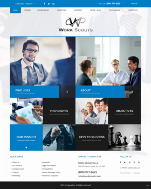 Web-Design von pb für Work Scouts | Design: #7657892