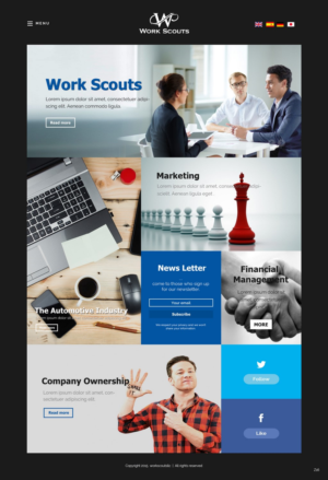 Web-Design von pb für Work Scouts | Design: #7667148