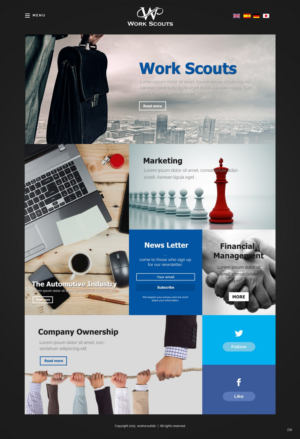 Web-Design von pb für Work Scouts | Design: #7677879
