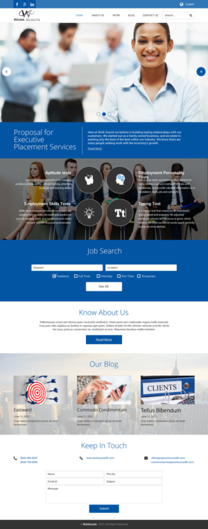 Web-Design von rightway für Work Scouts | Design: #7648405