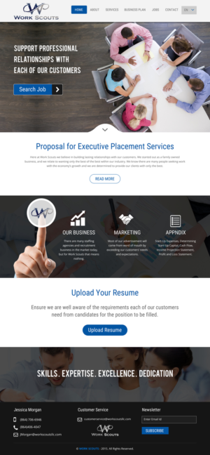 Web-Design von rightway für Work Scouts | Design: #7656668