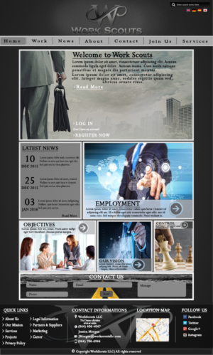 Web-Design von Stevan Djukic Djuka für Work Scouts | Design: #7707685