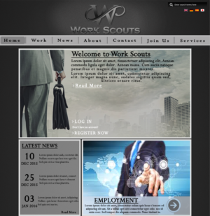 Web-Design von Stevan Djukic Djuka für Work Scouts | Design: #7707686