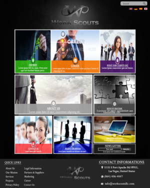 Web Design by Stevan Djukic Djuka for Work Scouts | Design #7728692