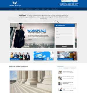 Web-Design von Kingdom Vision für Work Scouts | Design: #7725122