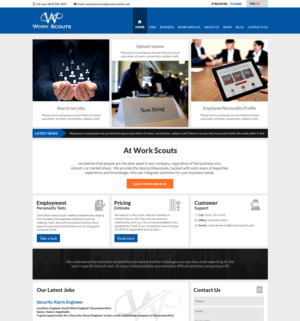 Web-Design von Kingdom Vision für Work Scouts | Design: #7725123