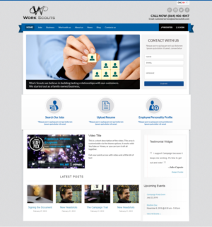 Web-Design von Kingdom Vision für Work Scouts | Design: #7736497