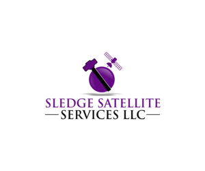 Logo Design by Sarah Graphic for Sledge Satellite Services LLC | Design: #7572234
