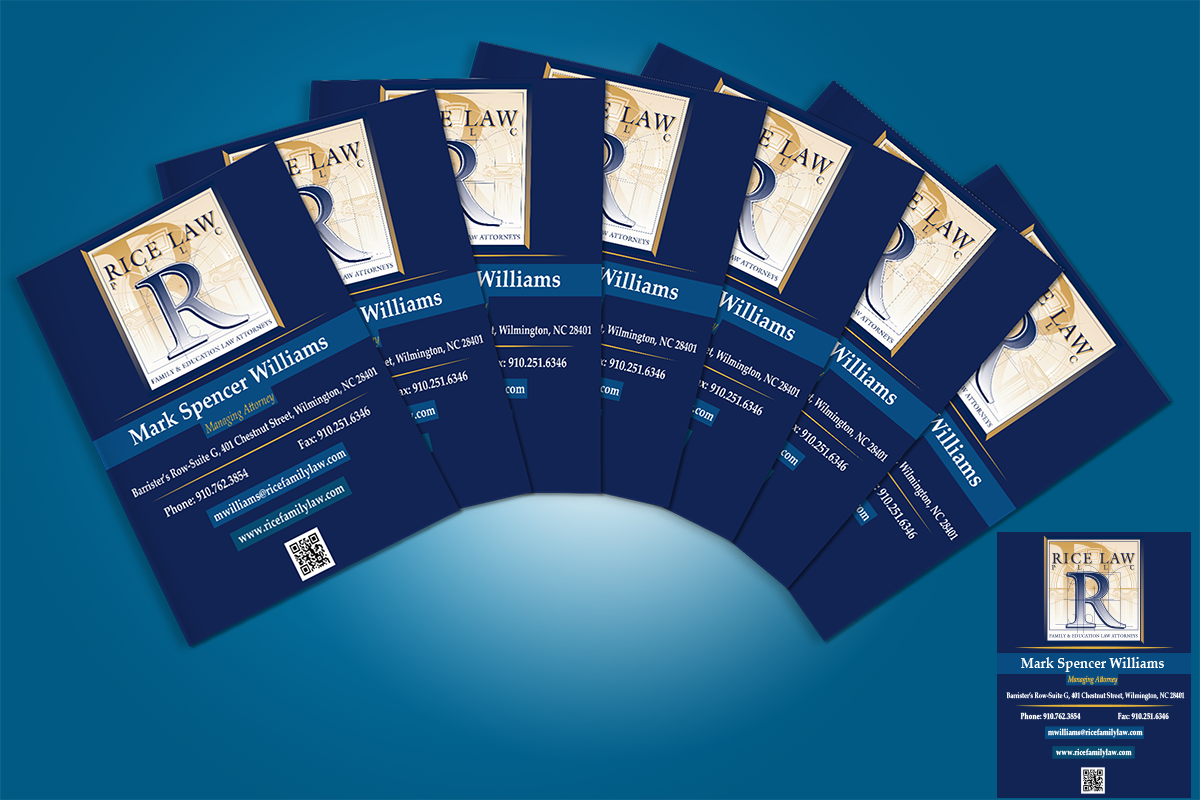 Business Card Design by HXHMan for Rice Law, PLLC | Design #1890003