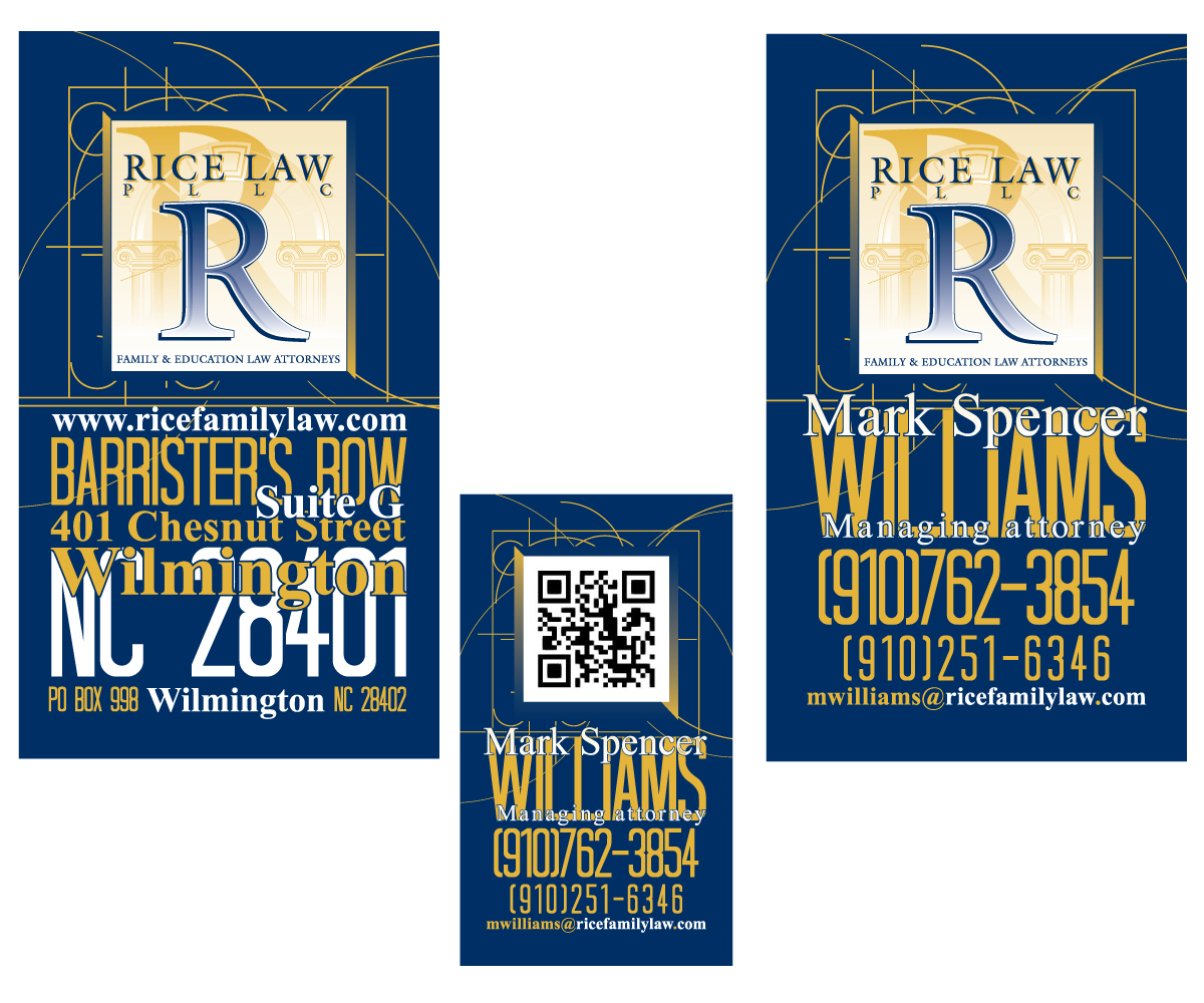 Business Card Design by Anister for Rice Law, PLLC | Design #1892460
