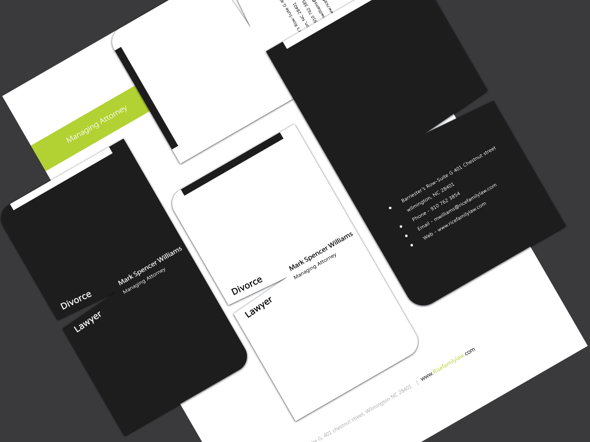 Business Card Design by Neue for Rice Law, PLLC | Design #1913035