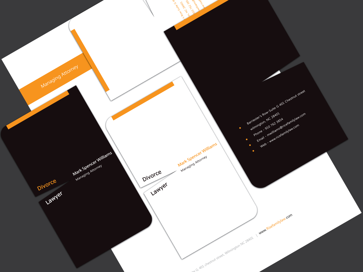 Business Card Design by Neue for Rice Law, PLLC | Design #1913785