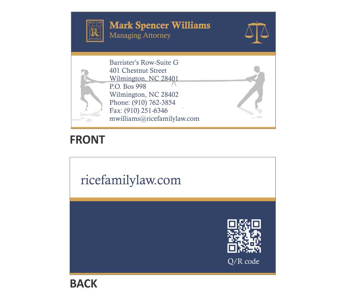Business Card Design by Dimensions for Rice Law, PLLC | Design #1902365