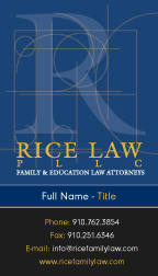 Business Card Design by Margaret Kerdock for Rice Law, PLLC | Design #1896129