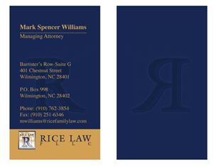 Diseño de Tarjeta de Presentación por wawan para Rice Law, PLLC | Diseño #1890569