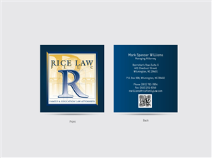 Business Card Design by shaheen for Rice Law, PLLC | Design: #1903744