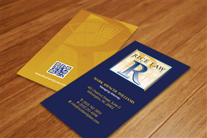 Diseño de Tarjeta de Presentación por Sarah Mathews para Rice Law, PLLC | Diseño #1910489