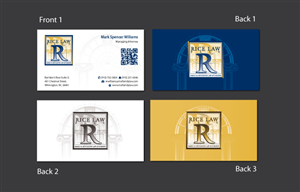 Diseño de Tarjeta de Presentación por meet007 para Rice Law, PLLC | Diseño: #1893550