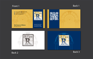Diseño de Tarjeta de Presentación por meet007 para Rice Law, PLLC | Diseño: #1893893