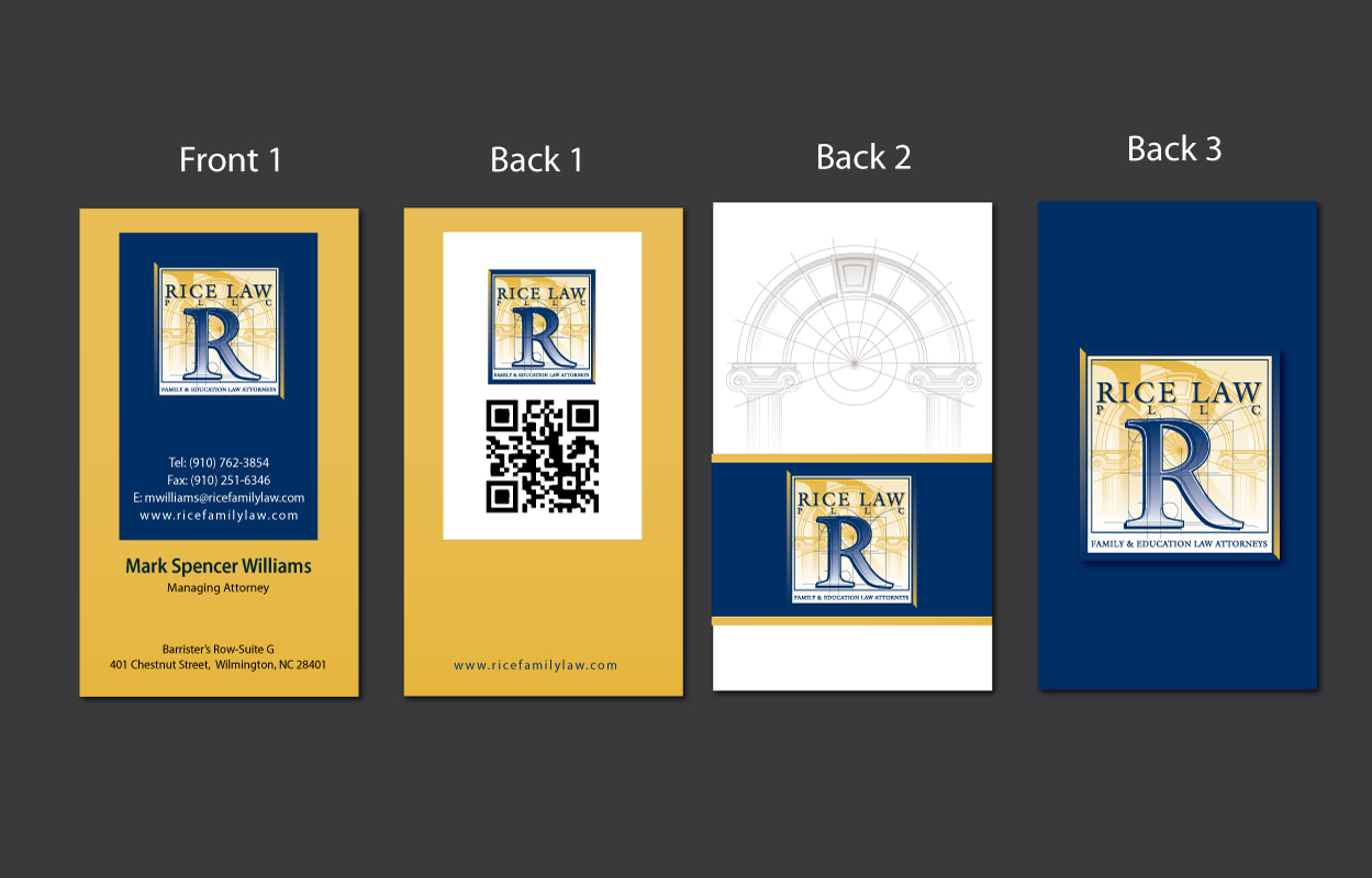Business Card Design by meet007 for Rice Law, PLLC | Design #1894244
