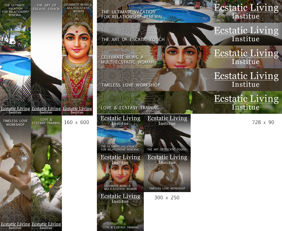 Diseño De Banner Publicitario por Protogenes para Ecstatic Living Institute | Diseño #1927334