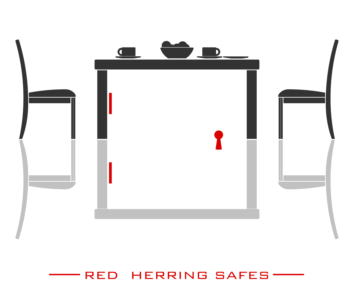 Logo-Design von Rusty Robin für Red Herring Safes | Design #1895489