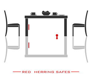 Logo-Design von Rusty Robin für Red Herring Safes | Design #1895489