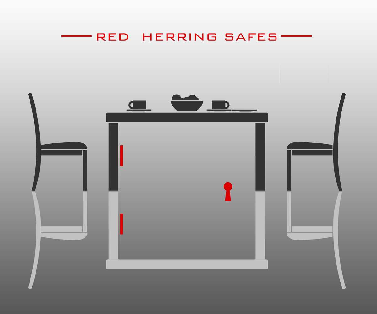 Logo-Design von Rusty Robin für Red Herring Safes | Design #1895495