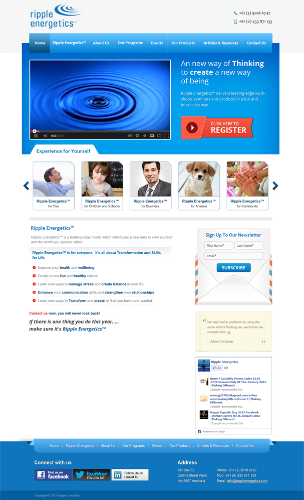 Web Design by looptriks for Gordian | Design #1892472