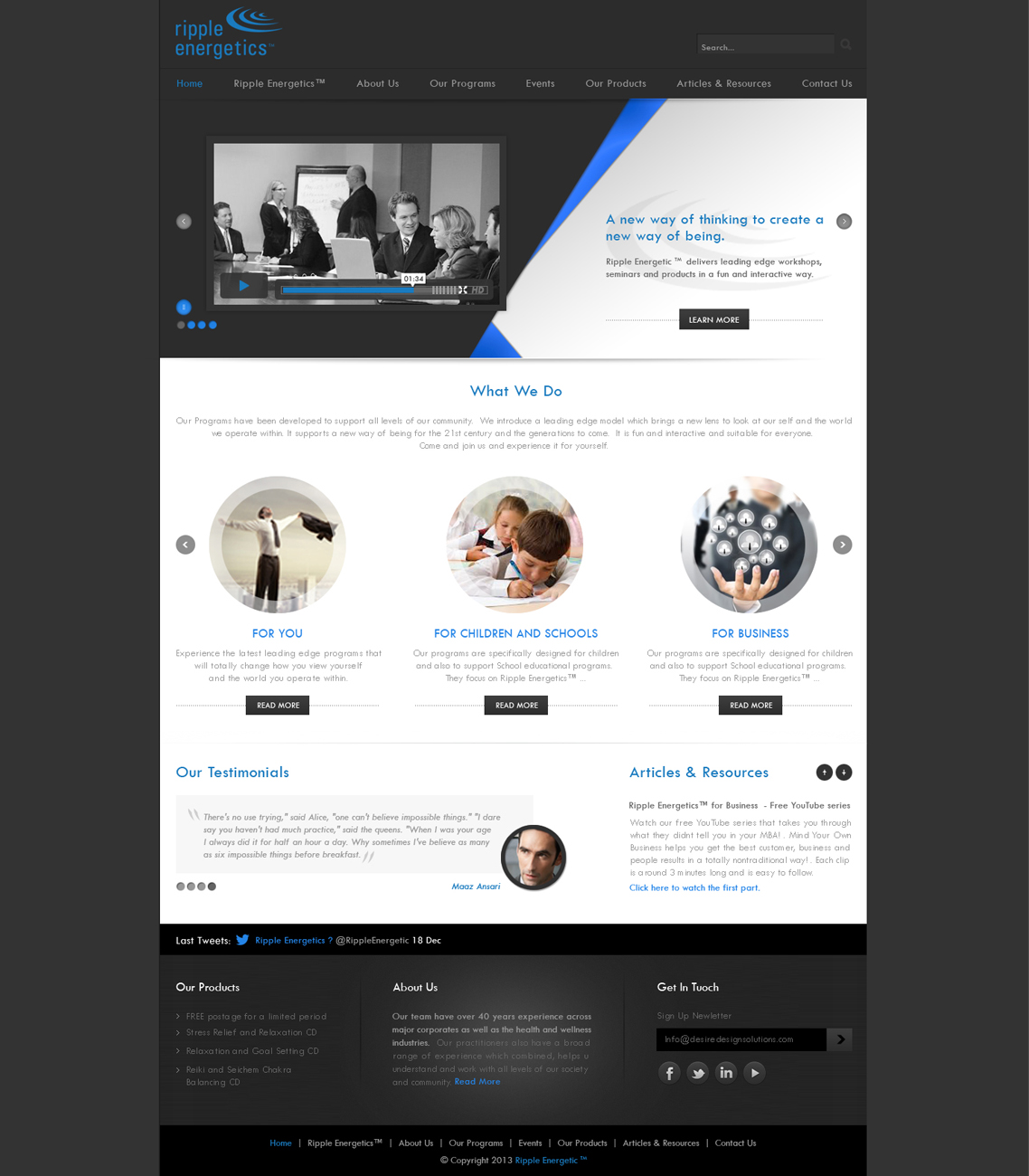 Web Design by Desire Design Solutions for Gordian | Design #1892654
