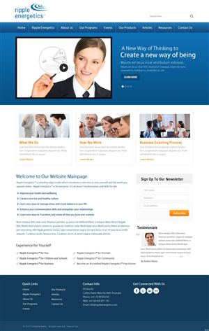 Web Design by pb for Gordian | Design: #1889145