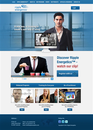 Web Design by UniqueDesignz for Gordian | Design: #1936641