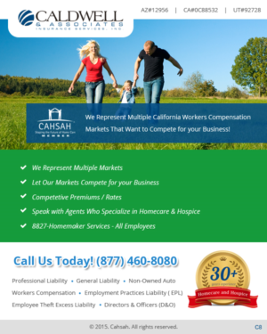 Email Marketing Design by pb for Caldwell & Associates Insurance Services, Inc. | Design: #7547514